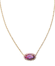 Load image into Gallery viewer, Kendra Scott Elisa Color Burst Frame Necklace
