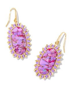 Kendra Scott Dani Color Burst Frame Drop Earring