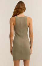 Load image into Gallery viewer, Delfa Rib Mini Dress in Willow
