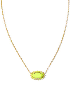 Kendra Scott Elisa Color Burst Frame Necklace