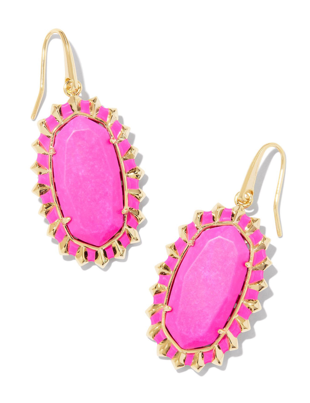 Kendra Scott Dani Color Burst Frame Drop Earring