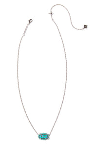 Kendra Scott Elisa Color Burst Frame Necklace