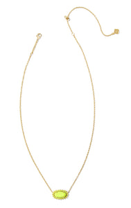 Kendra Scott Elisa Color Burst Frame Necklace