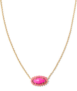 Kendra Scott Elisa Color Burst Frame Necklace