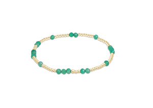 Hope Unwritten Gemstone Bracelet - Green Onyx