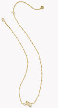 Load image into Gallery viewer, Kendra Scott Lyle Gold Snake Short Pendant Necklace in White Pearl
