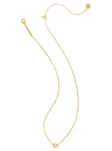 Load image into Gallery viewer, Kendra Scott Mini Elisa Gold Satellite Pendant Necklace in Iridescent Drusy
