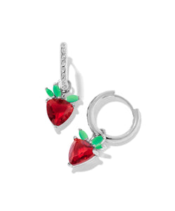 Kendra Scott Strawberry Huggie Earring