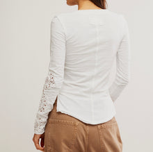 Load image into Gallery viewer, Our Song Henley Cuff in Ivory
