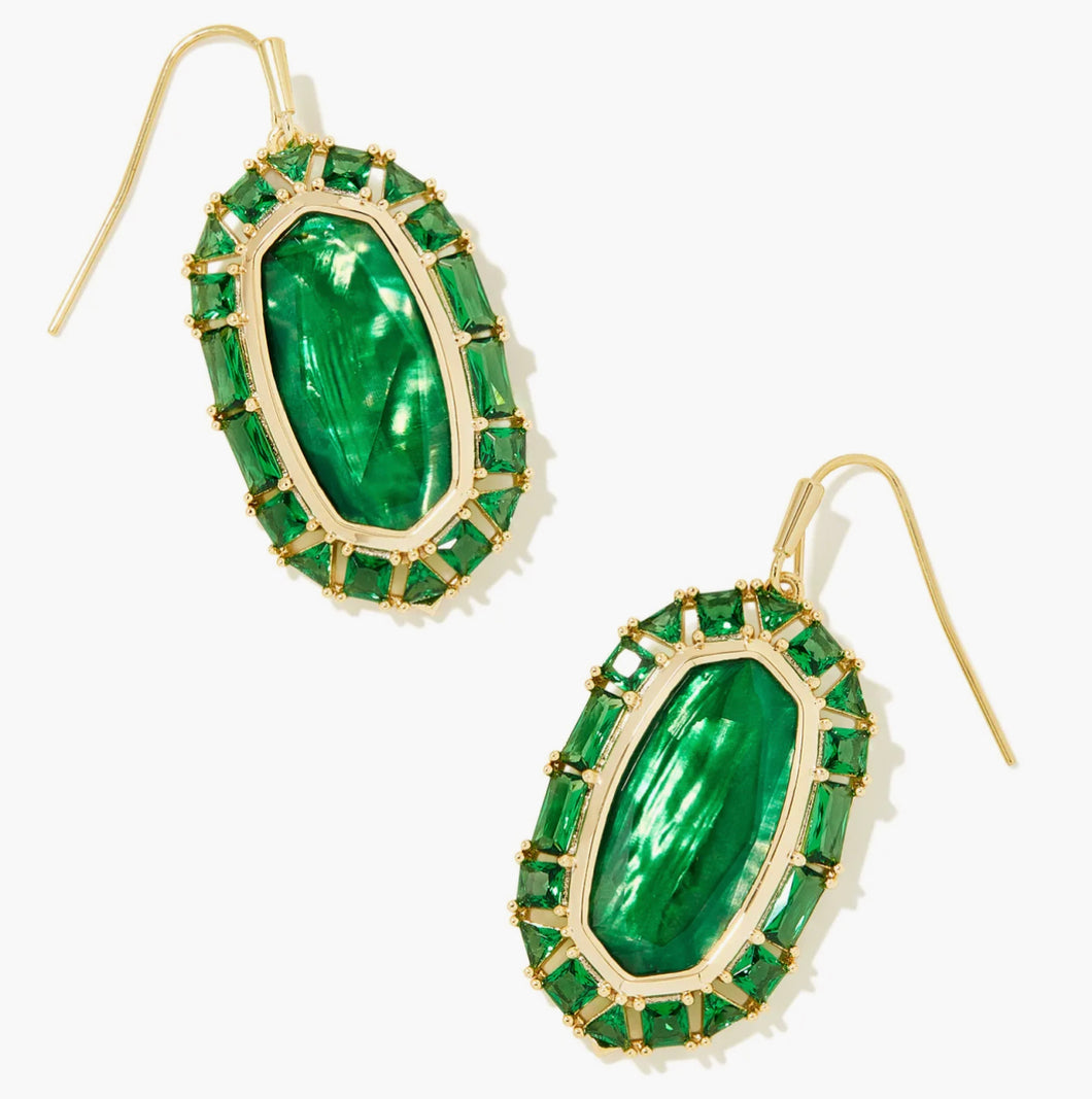 Kendra Scott Elle Crystal Frame Drop Earring