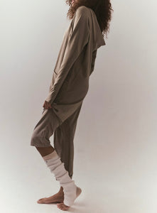 Hot Shot Long-Sleeve Onesie in Sage Stone