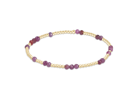 Hope Unwritten Gemstone Bracelet - Ruby