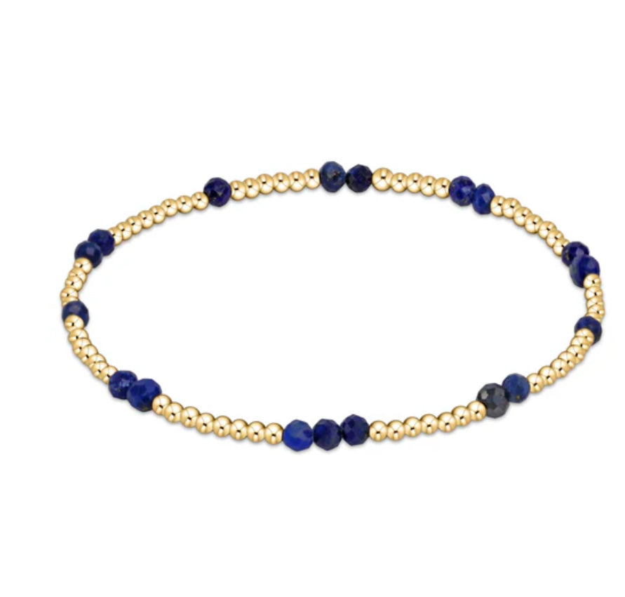 Hope Unwritten Gemstone Bracelet - Lapis