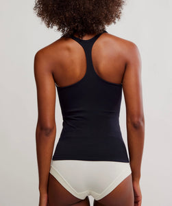 Clean Lines Racerback in Black