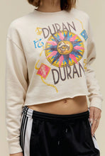 Load image into Gallery viewer, Duran Duran USA Tour 1984 Cropped Sweatshirt
