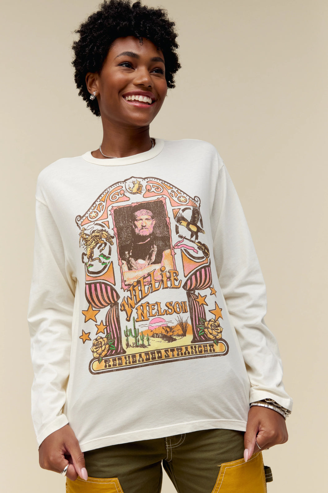 Willie Nelson Red Headed Stranger L/S Crew