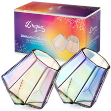 Load image into Gallery viewer, Diamond Whiskey Glasses
