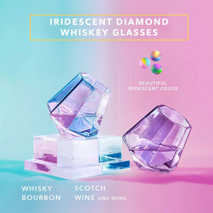 Diamond Whiskey Glasses