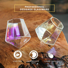 Load image into Gallery viewer, Diamond Whiskey Glasses
