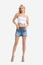 Load image into Gallery viewer, Maya High Rise Casual Denim Shorts
