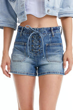 Load image into Gallery viewer, Maya High Rise Casual Denim Shorts
