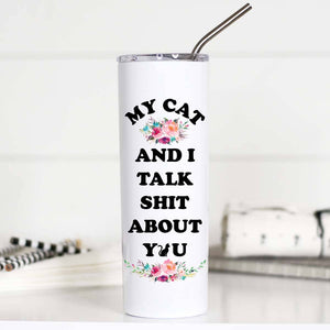 My Cat & I Tall Travel Cup