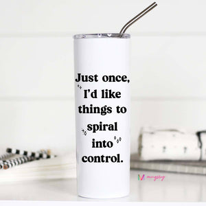 Spiral Into Control Tall Travel Cup