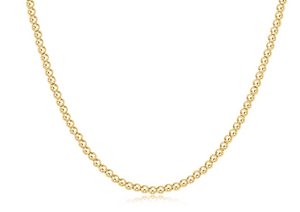 15” Choker Classic Gold 3mm Bead