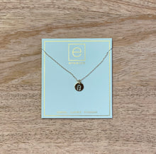 Load image into Gallery viewer, 16” Initial Respect Small Gold Disc Necklace
