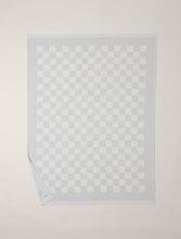 Load image into Gallery viewer, CozyChic Cotton Checkered Throw in Gray/Cream
