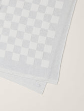 Load image into Gallery viewer, CozyChic Cotton Checkered Throw in Gray/Cream
