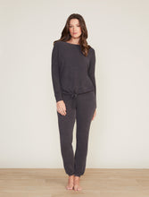 Load image into Gallery viewer, Cozy Chic Ultra Lite Slouchy Pullover in Carbon
