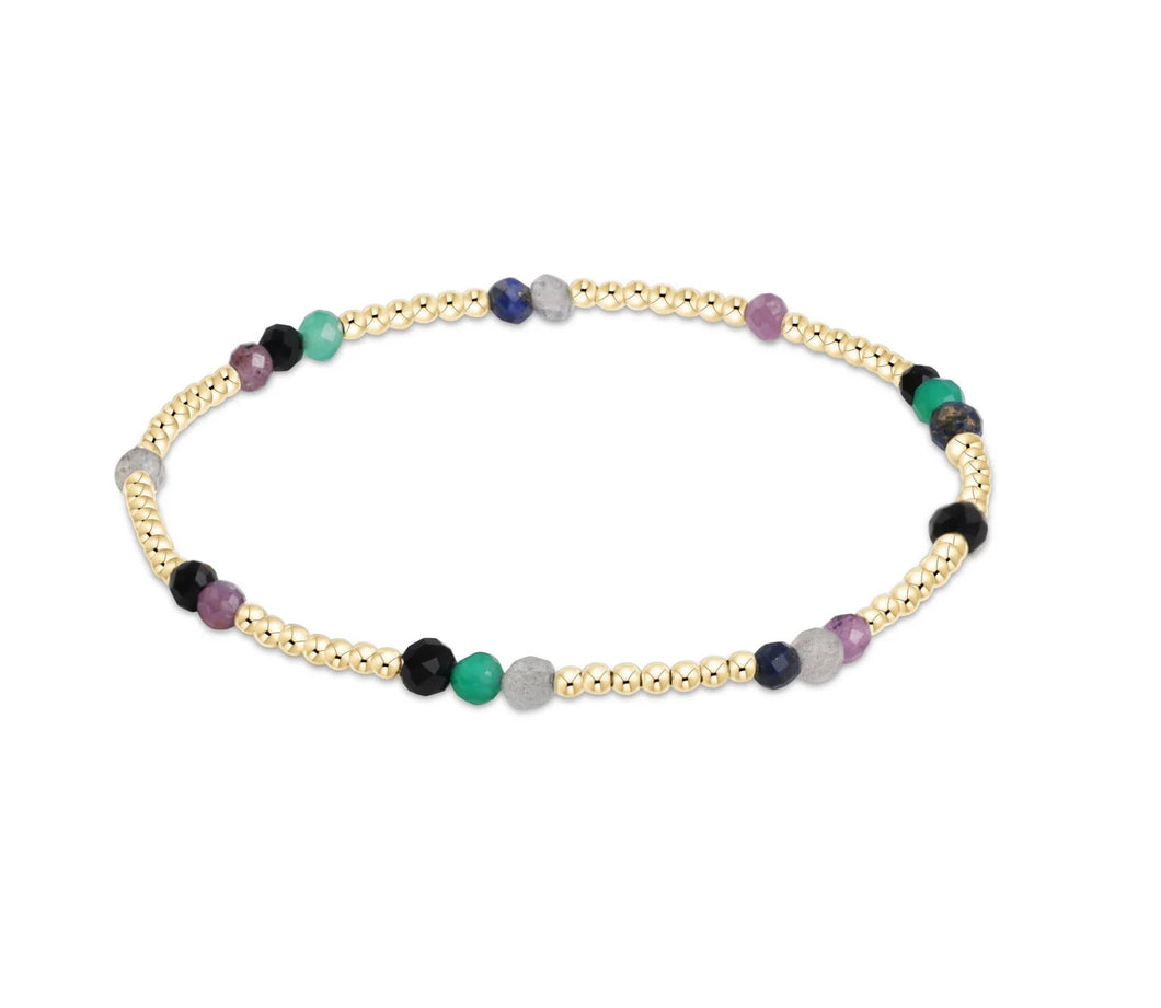 Hope Unwritten Gemstone Bracelet in Hot Mess Fall Winter - Extends