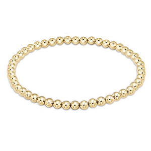 Classic Gold 4mm Bracelet - Extends