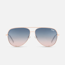 Load image into Gallery viewer, High Key Sunglasses in Rose Gold &amp; Gold Lavender Lens
