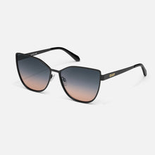 Load image into Gallery viewer, In Pursuit Sunglasses in Black Frame &amp; Smoke Coral Lens
