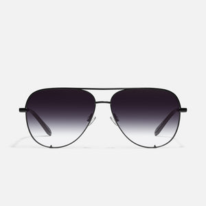 High Key Sunglasses in Black Frame & Fade Lens