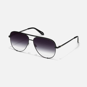 High Key Sunglasses in Black Frame & Fade Lens