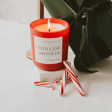 Load image into Gallery viewer, Candy Cane &amp; Cocoa - 15oz Candle
