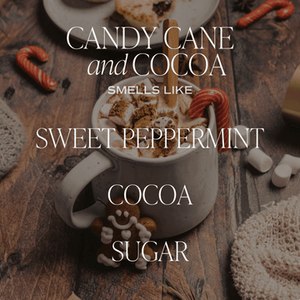 Candy Cane & Cocoa - 15oz Candle