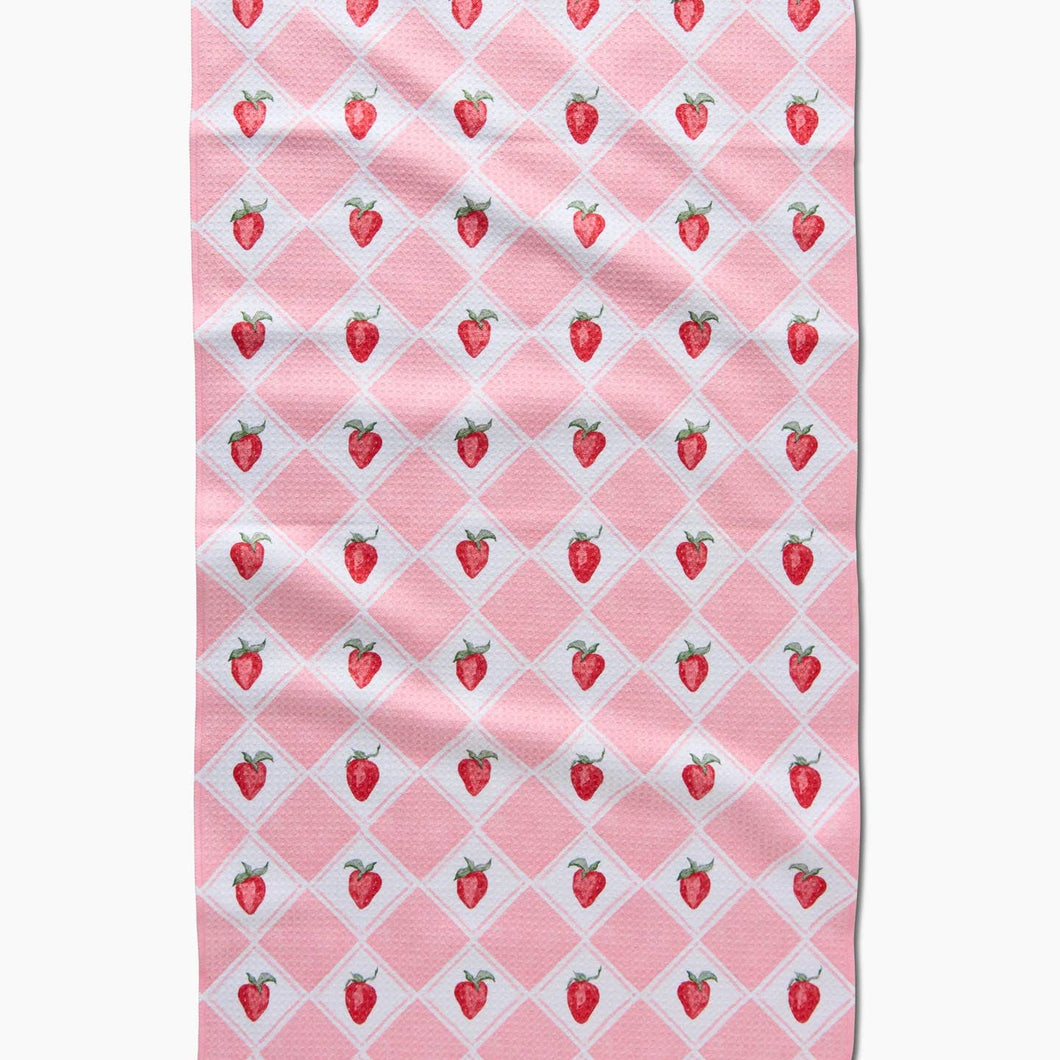 Vera Strawberrries Tea Towel